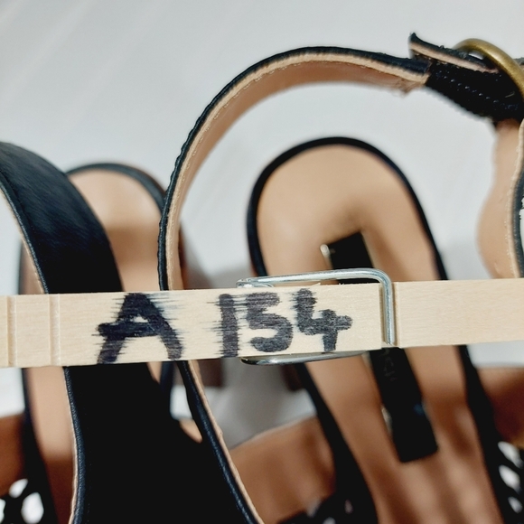 Kensie Sandria Woven Block Heeled Sandals A154 - Picture 11 of 11